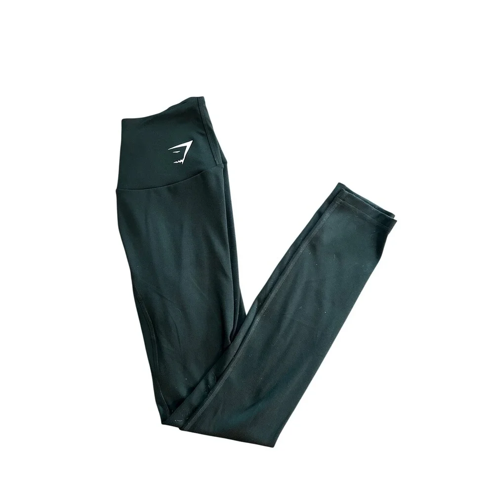 Gymshark Adapt Seamless Leggings‎ Dark Green Women's Activewear Size xs